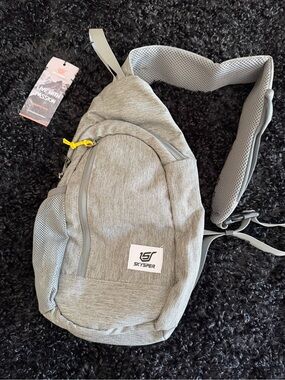 Skysper Gray Sling Backpack — Lightweight Everyday Bag